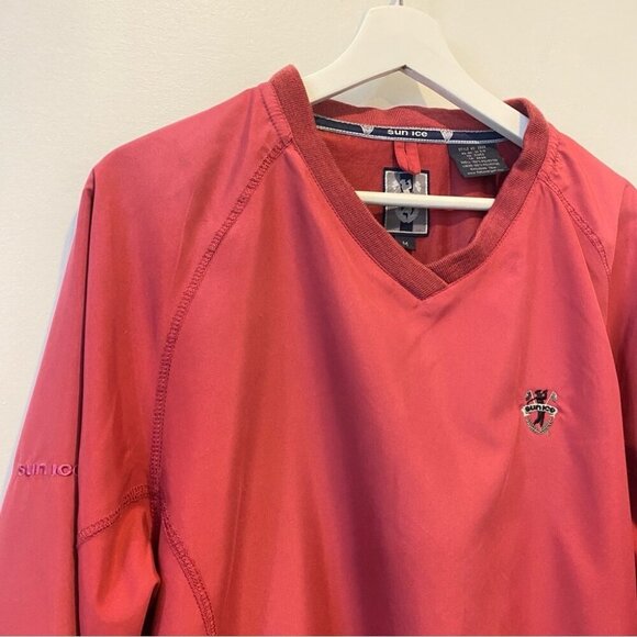 Sunice Vintage Windbreaker Pullover in Men's M - Rusty Red - Picture 2 of 16